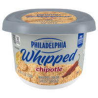 Philadelphia Chipotle Whipped Cream Cheese Spread, Tub - 7.5 Ounce