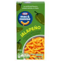 Kraft Jalapeño Flavored With Other Natural Flavors Mac & Cheese Macaroni And Dinner, Box - 7.25 Ounce