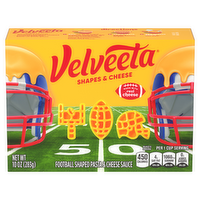 Velveeta Football Shapes & Cheese Mac And Dinner, Box - 10 Ounce