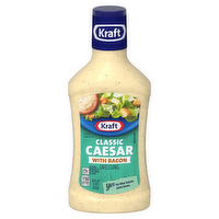 Kraft Caesar With Bacon Dressing, Bottle - 16 Fluid Ounce