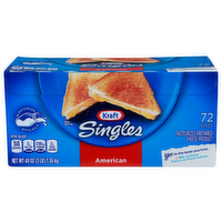 Kraft Pasteurized Prepared Cheese Product American Singles - 0.667 Ounce - 72 Count