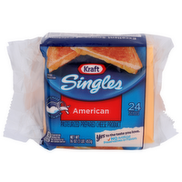 Kraft Pasteurized Prepared Cheese Product Singles American - 0.667 Ounce - 24 Count