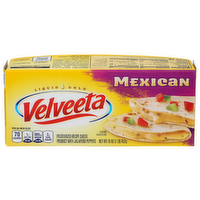 Velveeta Pasteurized Recipe Cheese Product With Jalapeño Peppers Mexican - 16 Ounce