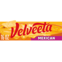 Velveeta Pasteurized Recipe Cheese Product With Jalapeño Peppers Mexican - 16 Ounce