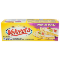 Velveeta Pasteurized Recipe Cheese Product With Jalapeño Peppers Mexican - 32 Ounce