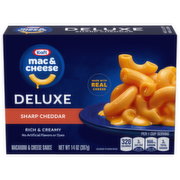 Kraft Deluxe Sharp Cheddar Mac & Cheese Macaroni And Dinner, Box - 14 Ounce