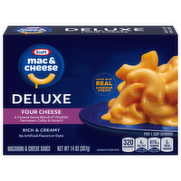 Kraft Deluxe Four Cheese Mac & Cheese Macaroni And Dinner, Box - 14 Ounce