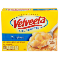 Velveeta Shells & Cheese Original Shell Pasta & Creamy Sauce - 12 Ounce