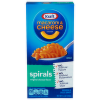Kraft Original Cheese Flavor Spirals Macaroni & Dinner - 5.5 Ounce