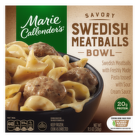 Marie Callender's Savory Swedish Meatballs Bowl, Single Serve Frozen Meal - 11.5 Ounce