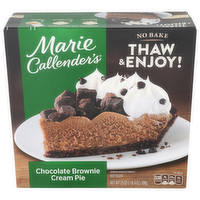 Marie Callender's Chocolate Brownie Cream Pie - 25 Ounce