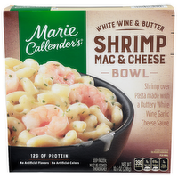 Marie Callender's White Wine & Butter Shrimp Mac & Cheese Bowl - 10.5 Ounce