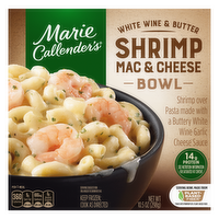 Marie Callender's White Wine & Butter Shrimp Mac & Cheese Bowl - 10.5 Ounce