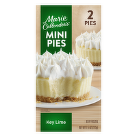 Marie Callender's Key Lime Mini Pies, Thaw & Enjoy Frozen Dessert, ., 2 Pies - 7.5 Ounce