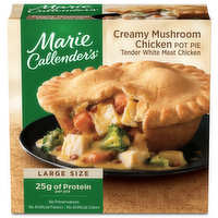 Marie Callender's Creamy Mushroom Chicken Pot Pie, Frozen Meal - 15 Ounce
