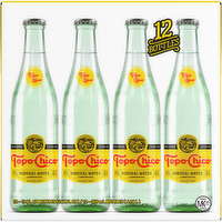 Topo Chico Mineral Water Glass Bottles - 12 Fluid Ounce - 12 Count