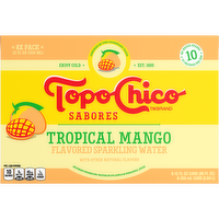 Topo Chico Tropical Mango Sparkling Water Cans - 12 Fluid Ounce - 8 Count