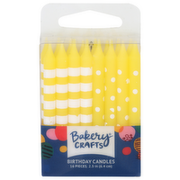 Bakery Crafts Birthday Candles - 16 Count