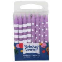 Bakery Crafts Bakerycrafts Birthday Candles - 16 Count