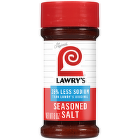 Lawry's 25% Less Sodium Seasoned Salt - 0.5 Pound