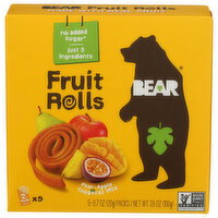 Bear Tropical Fruit Rolls Multipack - 0.7 Ounce - 5 Count