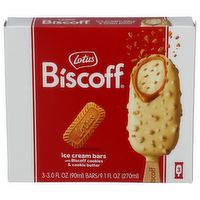 Biscoff White Chocolate Cookie Butter Ice Cream Bar Bars - 3.033 Fluid Ounce - 3 Count