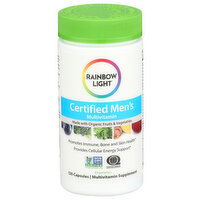 Rainbow Light Tablet Men's Multivitamin Certified Organic - 120 Count