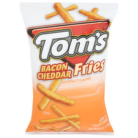 Tom's Bacon Cheddar Fries Corn And Potato Snack - 6 Ounce