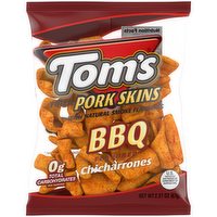 Tom's BBQ Chicharrones Pork Skins - 2.37 Ounce