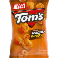 Tom's Nacho Flavored Rings - 2.75 Ounce