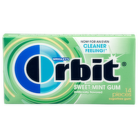 Wrigley's Orbit Sweet Mint Gum Sugarfree - 14 Count