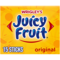 Wrigley's Juicy Fruit Original Bubble Gum - 15 Count
