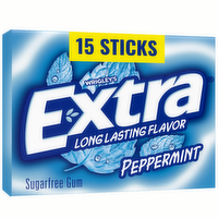 Extra Sugar Free Peppermint Gum - 15 Count