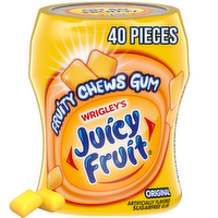 Wrigley's Juicy Fruit Original Bubble Gum - 40 Count