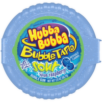 Hubba Bubba Sour Blue Raspberry Bubble Gum Tape - 2 Ounce