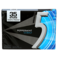 Wrigley's Peppermint Cobalt 5 Sugarfree Gum - 35 Count