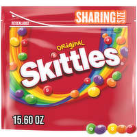 Skittles Original Chewy Candy, Sharing Size, Bag - 15.6 Ounce