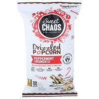 Sweet Chaos Peppermint Crunch Drizzled Popcorn - 5.5 Ounce