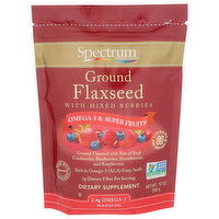 Spectrum Essentials Ground Flaxseed Mixed Berries - 12 Ounce