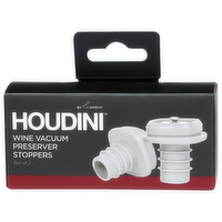 Houdini By Rabbit Wine Vacuum Preserver Stoppers - 2 Count