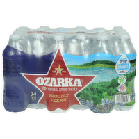 Ozarka 100% Natural Spring Water - 16.9 Fluid Ounce - 24 Count