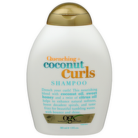Ogx Shampoo, Quenching + Coconut, Curls