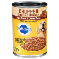 Pedigree Beef, Bacon & Cheese Flavor Food For Dogs - 22 Ounce