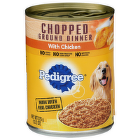 Pedigree With Chicken Chopped Ground Dinner - 13.2 Ounce