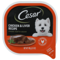BROOKSHIRE'S Cesar Soft Wet Dog Chic n Lver - 100 Gram