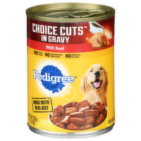 Pedigree Choice Cuts In Gravy With Beef - 13.2 Ounce