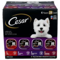 Cesar Beef & Chicken Variety Loaf In Sauce Adult Wet Dog Food Pack - 0.1 Kilogram - 24 Count