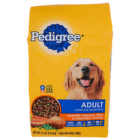 Pedigree Roasted Chicken, Rice & Vegetable Adult Complete Nutrition Dog Food - 3.5 Pound