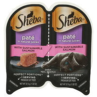 Sheba Salmon Perfect Portions Wet Cat Food Pate - 2 Count