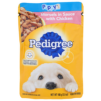 Pedigree Morsels In Sauce With Chicken Puppy - 3.5 Ounce